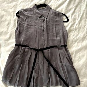 100% Silk Prada Sleeveless Blouse